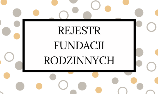 Rejestr Fundacji Rodzinnych